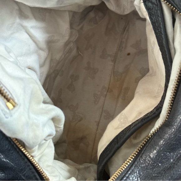 Vintage See by Chloe Funny Love Black Leather Shoulder Bag with Flaw - Picture 12 of 16